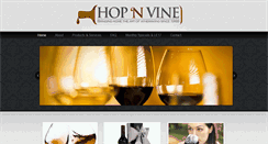 Desktop Screenshot of hopnvine.com